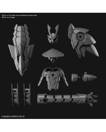 30MM - 1/144 Option Parts Set 4 (Sengoku Armor) - Model Kit
