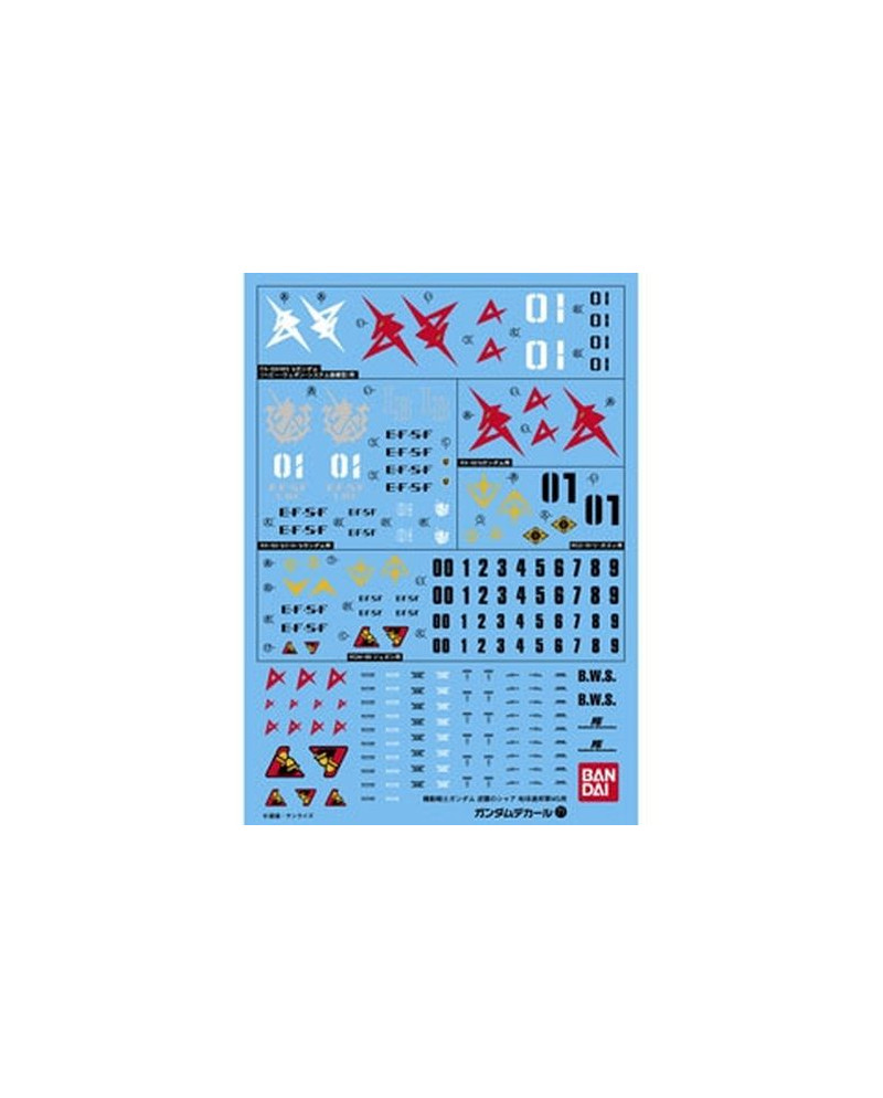 GUNDAM - GUNDAM DECAL 071 - Char's Counterattack Earth Federartion