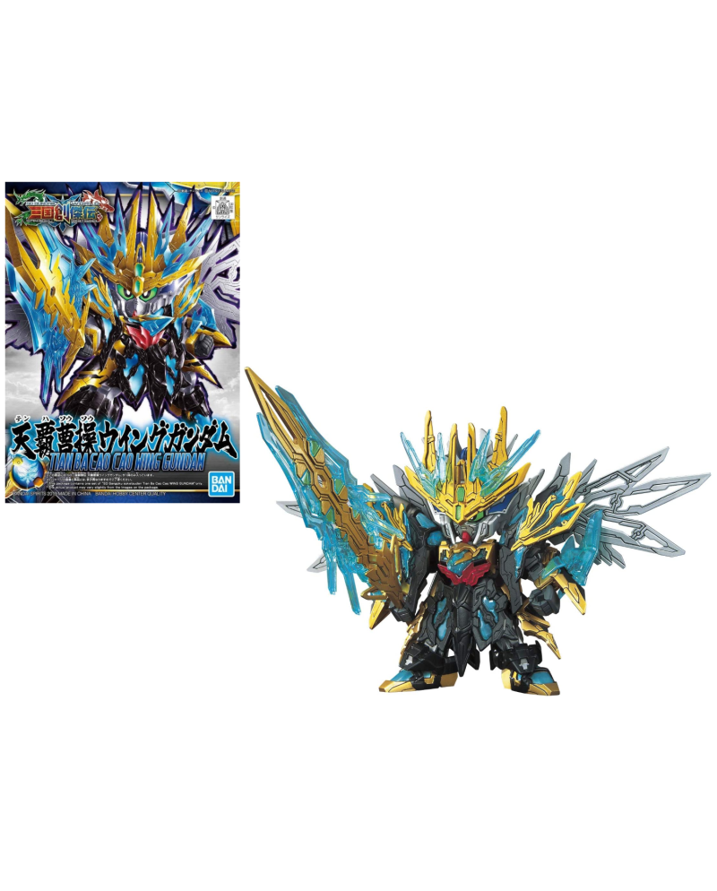 GUNDAM - Model Kit - SD Sangoku Sokets Tien Ba Cao Cao Wing G - 8.5cm