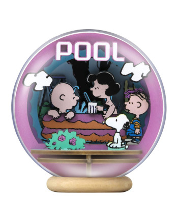 PEANUTS - Cool Pool - Wood Model Kit Globe Theater