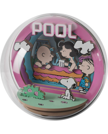 PEANUTS - Cool Pool - Wood Model Kit Globe Theater