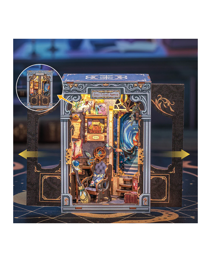 MINIATURE HOUSE - DIY - Soul Travel Agency - 97pc + LED Light