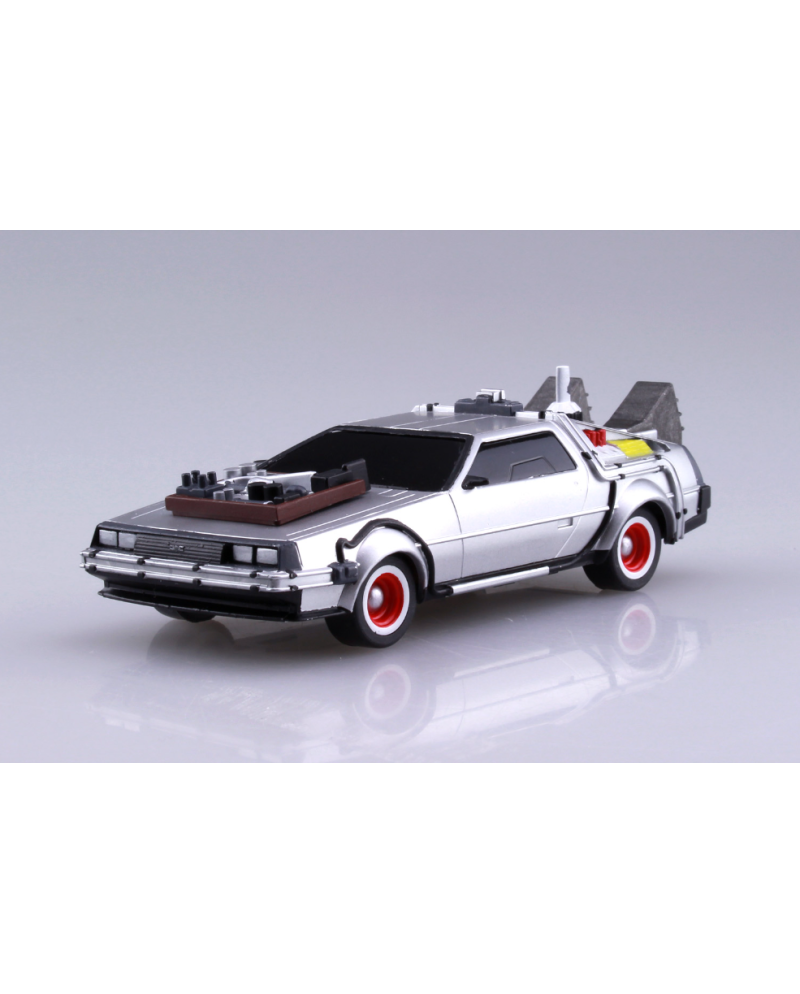 BACK TO THE FUTURE 3 - Delorean - Model Kit 1/43 10cm