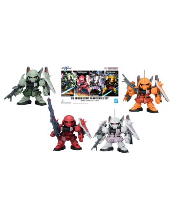 GUNDAM - BB Senshi ZGMF Zaku Series Set - Model Kit
