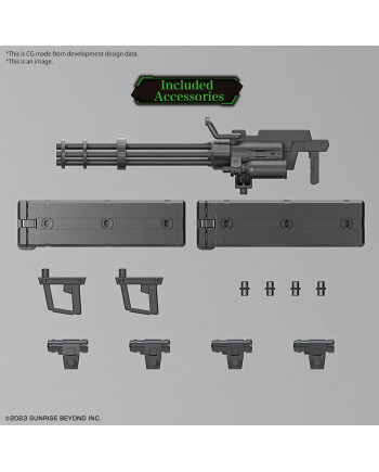 AMAIM -HG 1/72 AMAIM Warrior at the borderline Weapon Set 8 -Model Kit