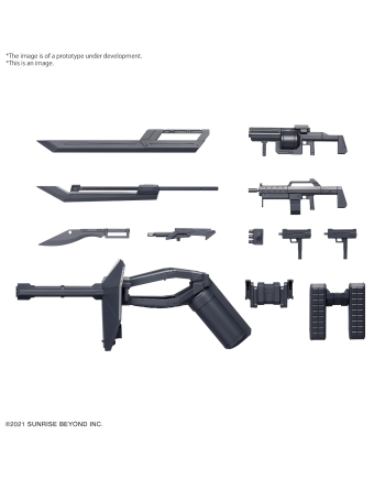 AMAIM -HG 1/72 AMAIM Warrior at the borderline Weapon Set 2 -Model Kit