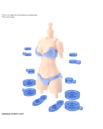 30MS - 30MS Option Body Parts Type S01 (Color A) - Model Kit