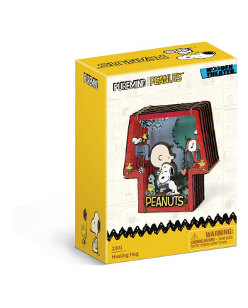 PEANUTS - Healing Hug - Wood Model Kit Theater