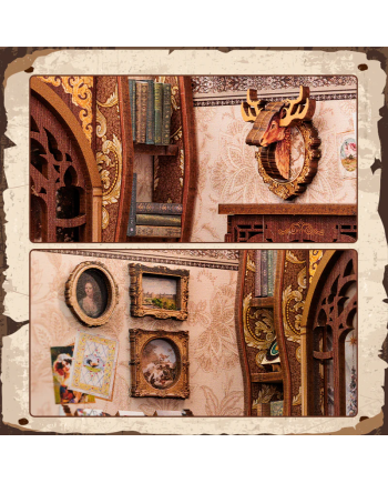 BOOK NOOK KIT - DIY - Memories Bookshop - 127pc + LED Light