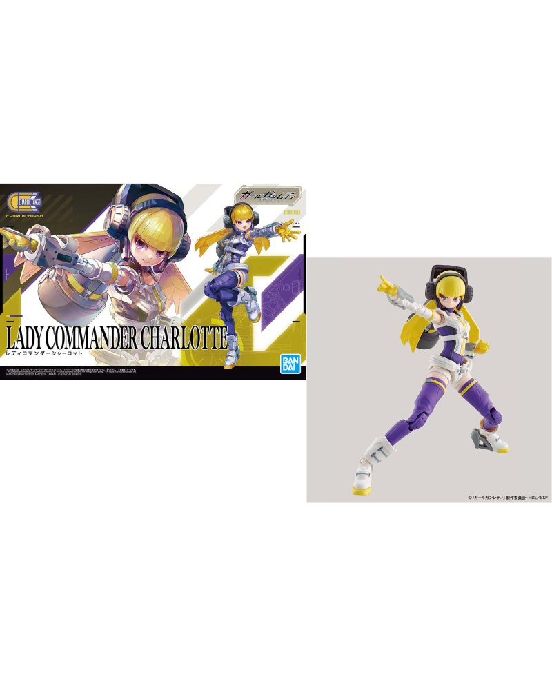 GIRL GUN LADY - Lady Commander Charlotte - Model Kit