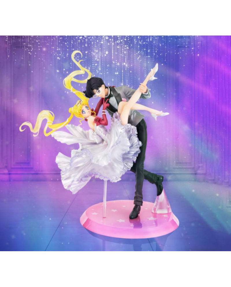 Figurine FiguartsZERO Sailor Moon & Tuxedo Mask – 23,5 cm – Tamashii Nations