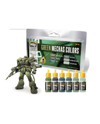 GUNDAM ACC - Mechas Colors Set - Green
