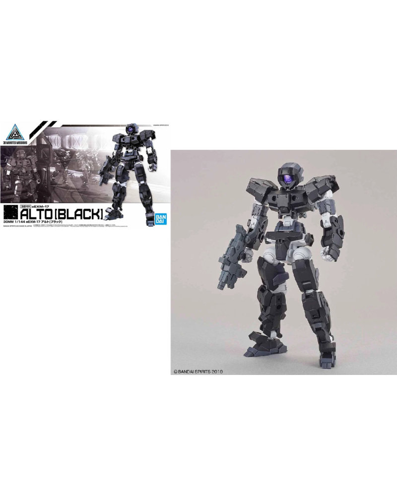 GUNDAM - 30MM 1/144 eEXM-17 Alto Black - Model Kit