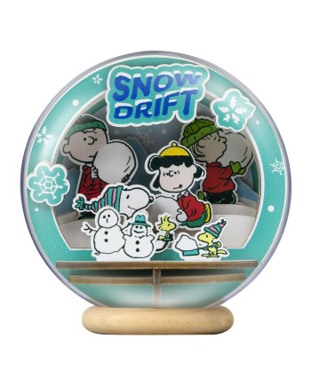 PEANUTS - Snow Drift - Wood Model Kit Globe Theater