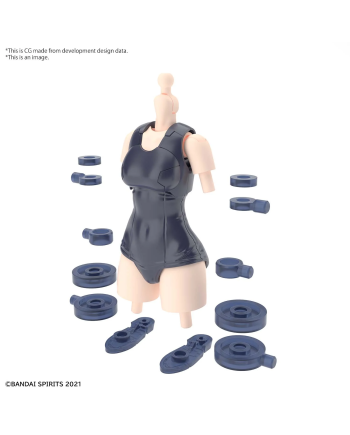 30MS - 30MS Option Body Parts Type S02 (Color B) - Model Kit