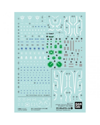 GUNDAM - RG 1/144 Decal 117 00 QanT - Model Kit