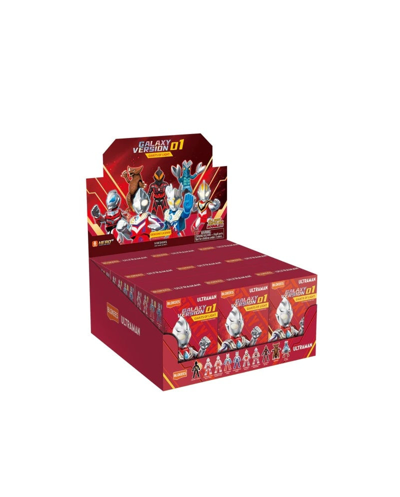 ULTRAMAN - Galaxy Version Giants Light - Model Kit Blokees Display 9pc