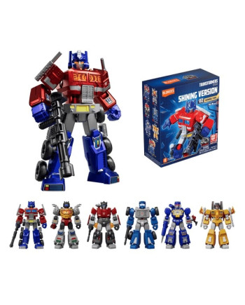 TRANSFORMERS - Shining Version 02 - Model Kit Blokees Display 6 pc