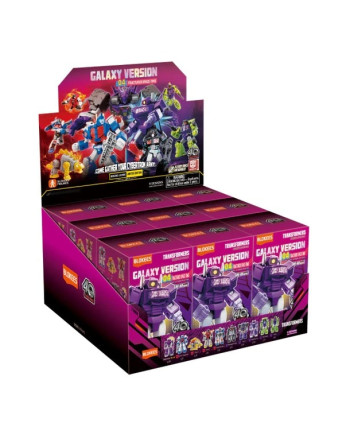 TRANSFORMERS - Galaxy Version 04 - Model Kit Blokees Display 9 pc