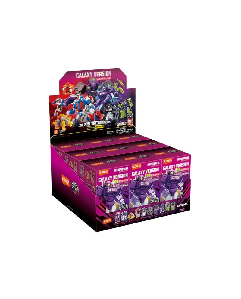 TRANSFORMERS - Galaxy Version 04 - Model Kit Blokees Display 9 pc