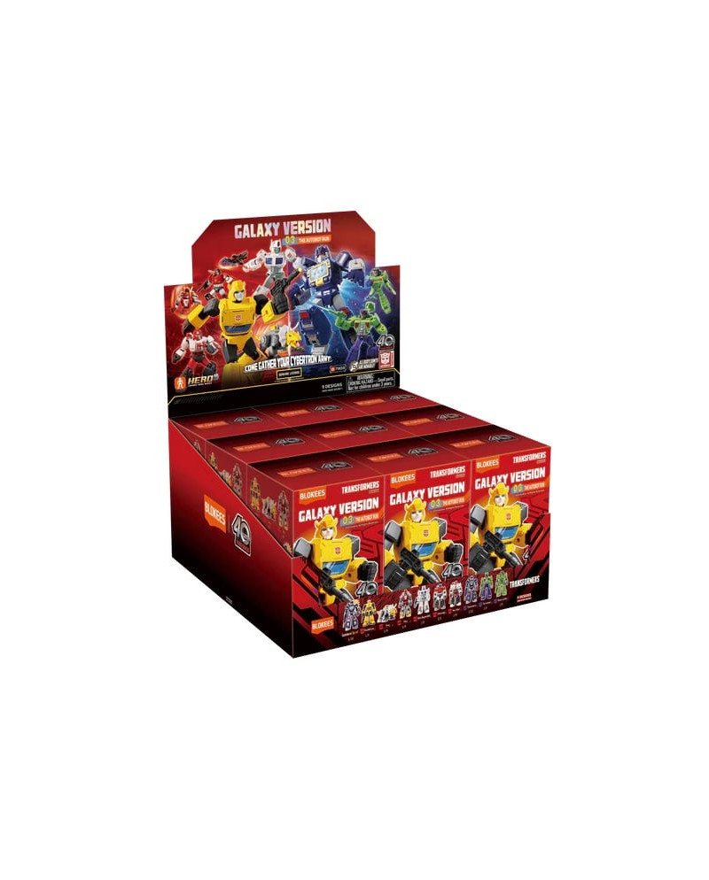 TRANSFORMERS - Galaxy Version 03 - Model Kit Blokees Display 9 pc