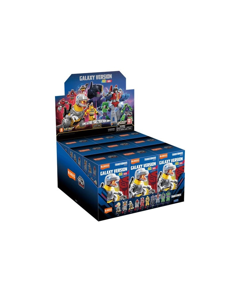 TRANSFORMERS - Galaxy Version 02 - Model Kit Blokees Display 9 pc