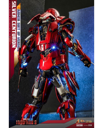 MARVEL - Iron Man 3 Silver Centurion - Figurine Movie Masterpiece 56cm