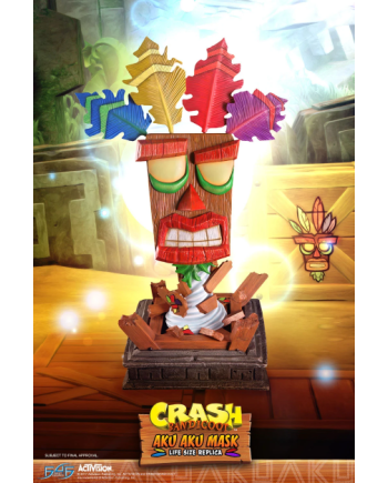 CRASH BANDICOOT - Life Size Aku Aku Mask - 65cm