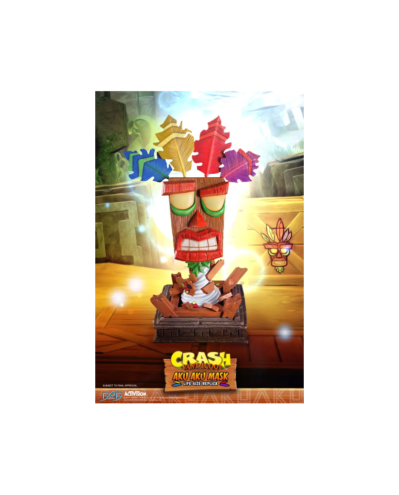 CRASH BANDICOOT - Life Size Aku Aku Mask - 65cm
