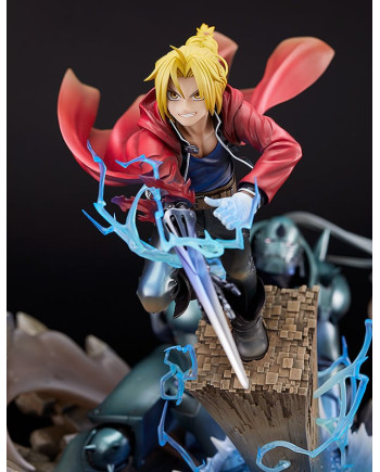 FULL METAL ALCHEMIST - Edward Elric & Alphonse Elric - Statue 58cm