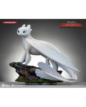 HOW TO TRAIN YOUR DRAGON 3 - Light Fury - Statue Master Craft 29cm