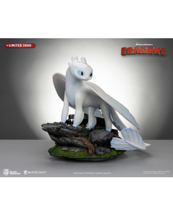 HOW TO TRAIN YOUR DRAGON 3 - Light Fury - Statue Master Craft 29cm
