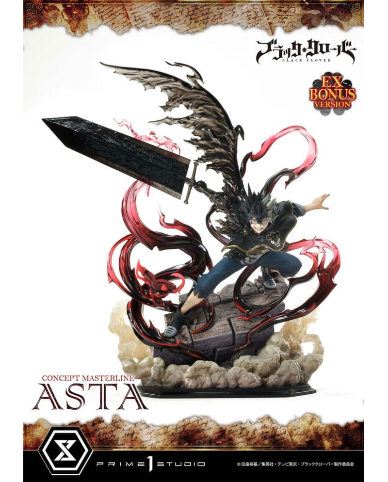 BLACK CLOVER - Asta "Exclusive Bonus" - Statue Masterline Series 50cm