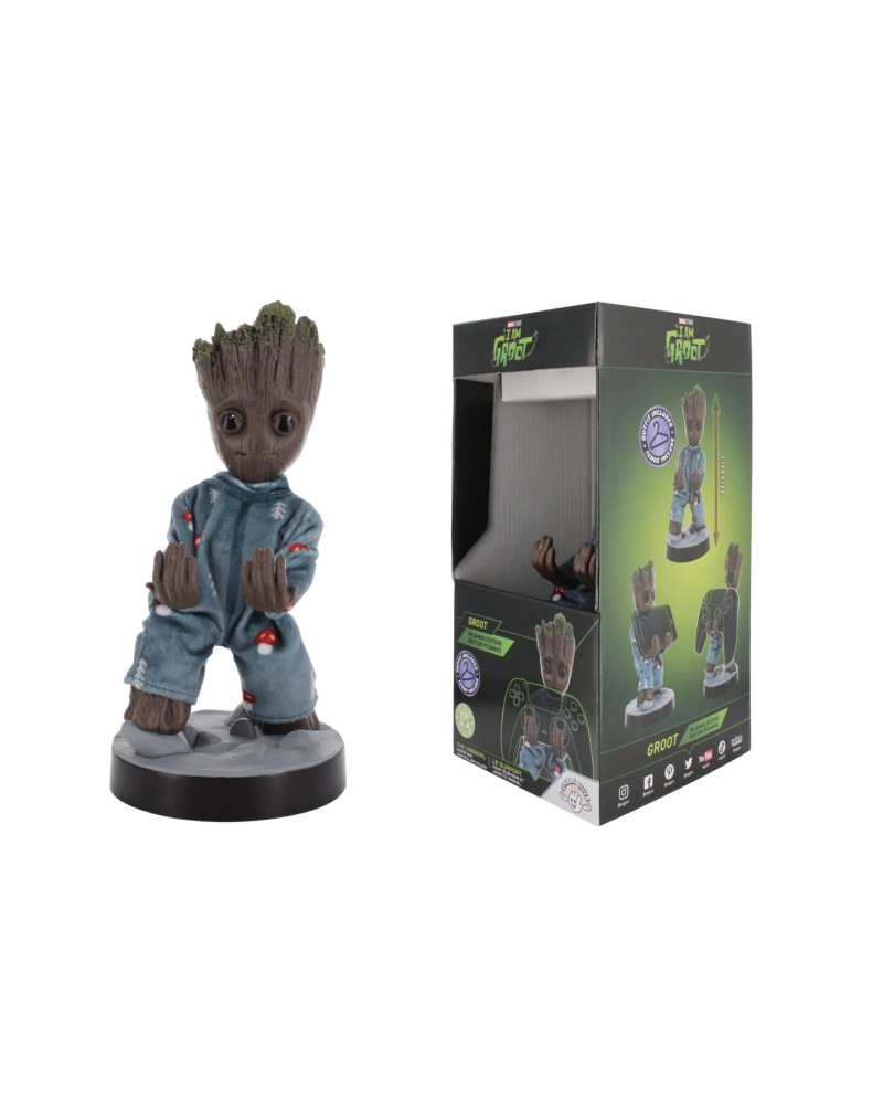 GROOT - Pyjama - Figure 20 cm- Controller & Phone Support