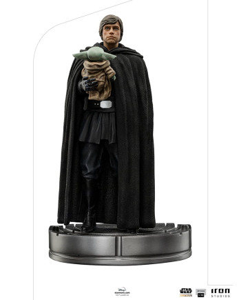 STAR WARS - Luke Skywalker and Grogu - Statue ArtScale 1/10 21cm