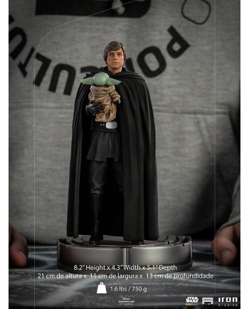 STAR WARS - Luke Skywalker and Grogu - Statue ArtScale 1/10 21cm