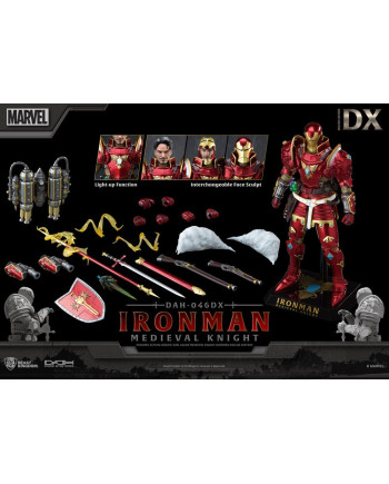 MARVEL - Medieval Knight Iron Man DLX - Figurine Dynamic Heroes 20cm