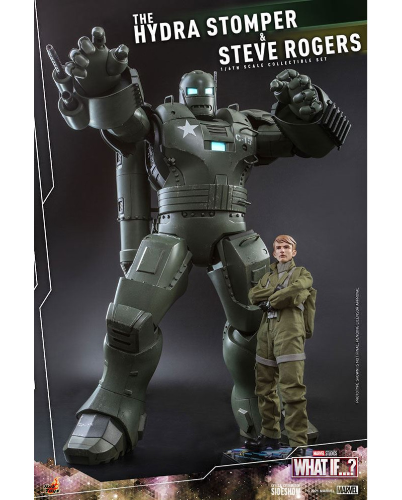 MARVEL - Hydra Stomper & Steve Rogers (What if...?) - Figures 56cm