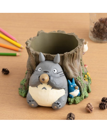 MY NEIGHBOR TOTORO - Totoro tree trunk - Planter Diorama 17.5cm