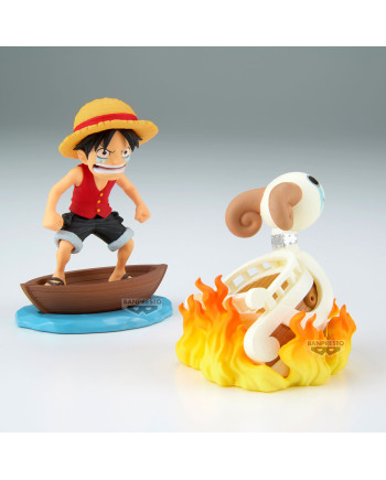 ONE PIECE - Luffy & Going Merry - WCF Log Stories Figure 8cm