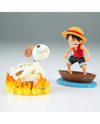 ONE PIECE - Luffy & Going Merry - WCF Log Stories Figure 8cm