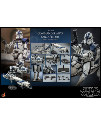 STAR WARS - Commander Appo & BARC Speeder - Action Figure 30cm