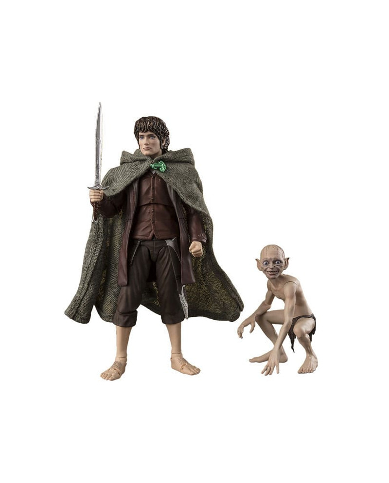 LORD OF THE RINGS - Frodo & Gollum - Figure S.H. Figuarts 6 & 12cm