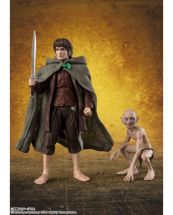 LORD OF THE RINGS - Frodo & Gollum - Figure S.H. Figuarts 6 & 12cm