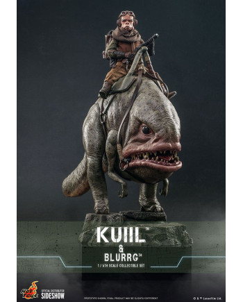 STAR WARS - Kuiil & Blurrg (The Mandalorian) - Statues 37cm