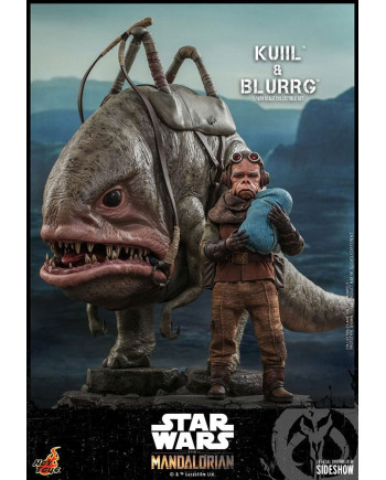 STAR WARS - Kuiil & Blurrg (The Mandalorian) - Statues 37cm