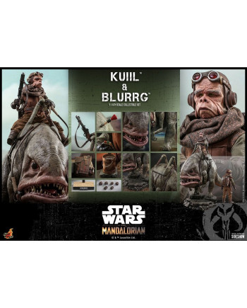 STAR WARS - Kuiil & Blurrg (The Mandalorian) - Statues 37cm