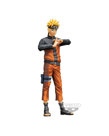 NARUTO SHIPPUDEN - Uzumaki Naruto - Figurine Grandista Nero
