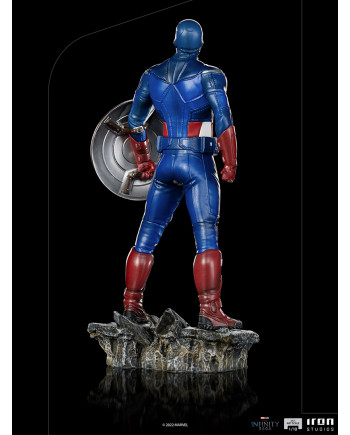 INFINITY SAGA-Captain America battle NY-Statue BDS Art Scale 1/10 23cm