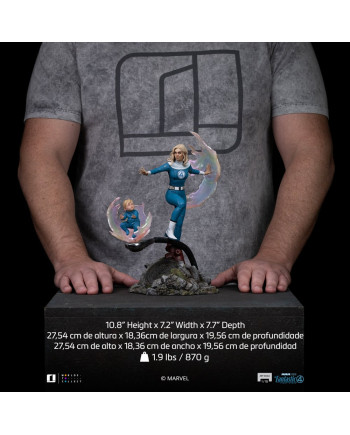 FANTASTIC FOUR 2025 - Invisible Woman - Statue Art Scale 1/10 27cm